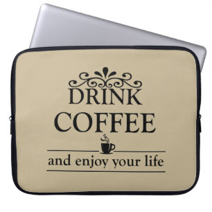 コーヒおもしろいーことわざ ラップトップスリーブ