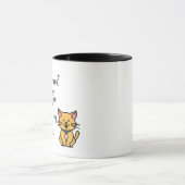 コーヒおもしろいーとネコのセラミック製マグカップ マグカップ (中央)