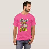 コーヒおもしろいーとバラの補充引用文 Tシャツ (正面フル)