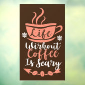 コーヒおもしろいーのワードアート ウィンドウサイン (シート3)