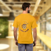 コーヒおもしろいーの両面で一日が良い Tシャツ