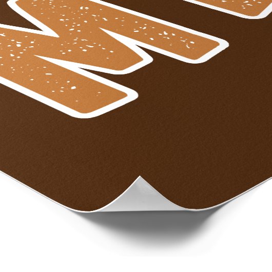 コーヒおもしろいーは私にウンチワードアートを作る ポスター (角)