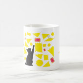 コーヒおもしろいーまたはティーマグカップの漫画 コーヒーマグカップ (中央)