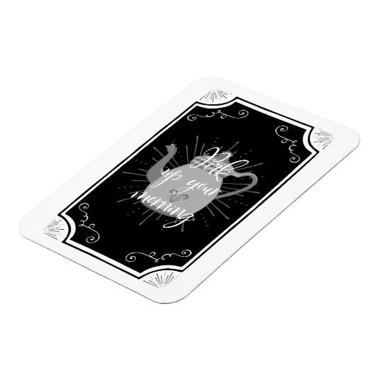 コーヒおもしろいーアンティークキッチンサイン マグネット (左側)