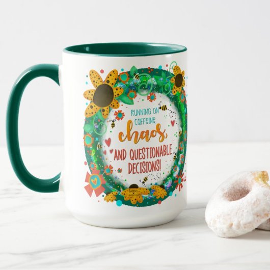 コーヒおもしろいーカオストレンディー刺激スタイリッシュ マグカップ