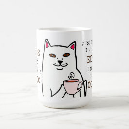 コーヒおもしろいーカップと言葉付き猫マグカップ コーヒーマグカップ