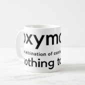 コーヒおもしろいーカップマグカップ コーヒーマグカップ (正面左)