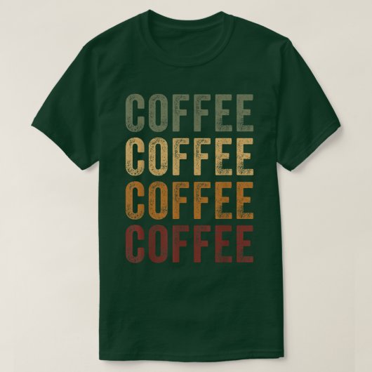 コーヒおもしろいーギフトコーヒーティーレトロコーヒー恋人M Tシャツ (デザイン正面)
