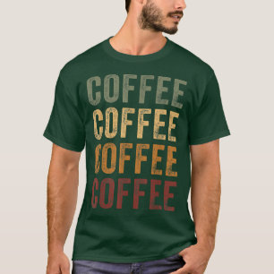 コーヒおもしろいーギフトコーヒーティーレトロコーヒー恋人M Tシャツ