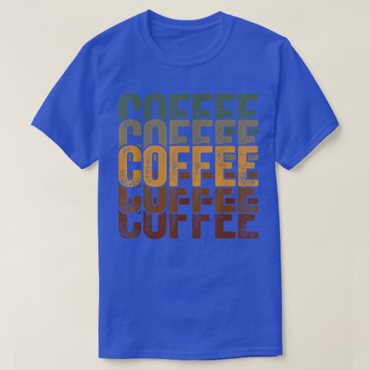コーヒおもしろいーギフトコーヒーティーレトロコーヒー恋人M Tシャツ (デザイン正面)