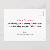 コーヒおもしろいークリスマス引用文はがき シーズンポストカード (裏面)