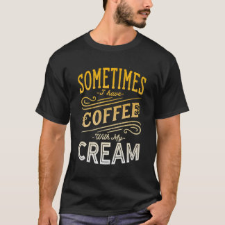 コーヒおもしろいークリーマーヴィンテージデザイン Tシャツ