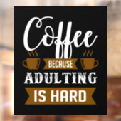 コーヒおもしろいーショップワードアートウィンドウ ウィンドウサイン (シート2)