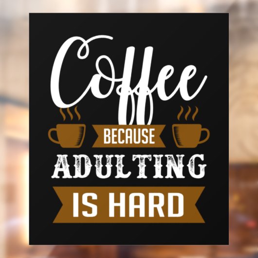 コーヒおもしろいーショップワードアートウィンドウ ウィンドウサイン (シート2)