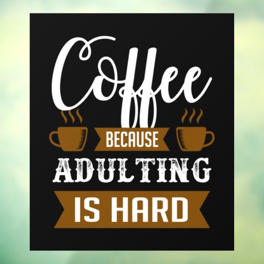 コーヒおもしろいーショップワードアートウィンドウ ウィンドウサイン (シート3)