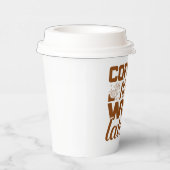 コーヒおもしろいーバーパーティーワードアート 紙コップ (右)