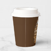 コーヒおもしろいーバーワードアートパーティー 紙コップ (右)