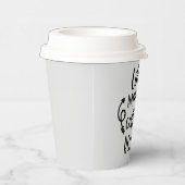コーヒおもしろいーバーワードアート紙カップ 紙コップ (右)