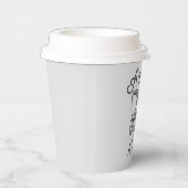 コーヒおもしろいーバーワードアート紙カップ 紙コップ (右)