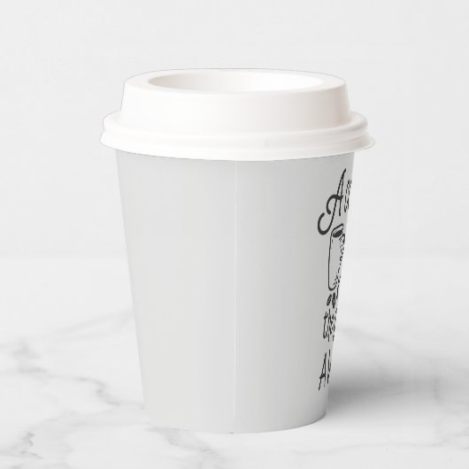 コーヒおもしろいーバーワードアート紙カップ 紙コップ (右)