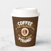 コーヒおもしろいーバーワードアート 紙コップ (正面)
