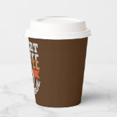 コーヒおもしろいーバー挿入ワードアート 紙コップ (左)