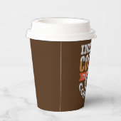 コーヒおもしろいーバー挿入ワードアート 紙コップ (右)