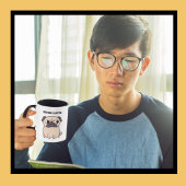 コーヒおもしろいープマグカップ後のコーヒー前 マグカップ