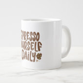 コーヒおもしろいープン ジャンボコーヒーマグカップ (正面右)