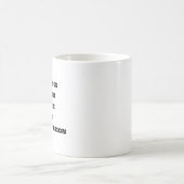 コーヒおもしろいーマグカップ – 朝の熟考 コーヒーマグカップ (中央)