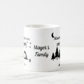 コーヒおもしろいーマグ、キャンピングパーソナライズされたコーヒーマグ コーヒーマグカップ (中央)