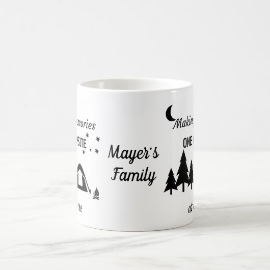 コーヒおもしろいーマグ、キャンピングパーソナライズされたコーヒーマグ コーヒーマグカップ (中央)