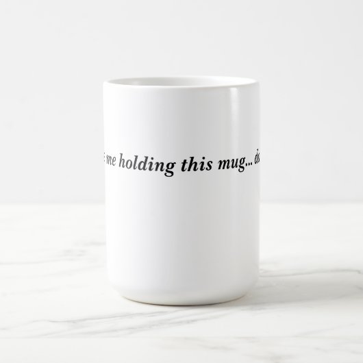 コーヒおもしろいーマグ – 朝の皮肉引用文&コーヒー コーヒーマグカップ (中央)