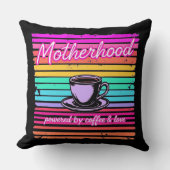 コーヒおもしろいーママの贈り物 | 母ユニークの日 クッション (正面)