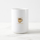 コーヒおもしろいーラバーカートゥーンデザイン コーヒーマグカップ (中央)