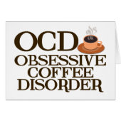 コーヒおもしろいー中毒カード (正面横)