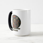 コーヒおもしろいー低電池マグ モーフィングマグカップ (正面左)