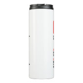 コーヒおもしろいー処方パーソナライズされた名 タンブラー (裏面)