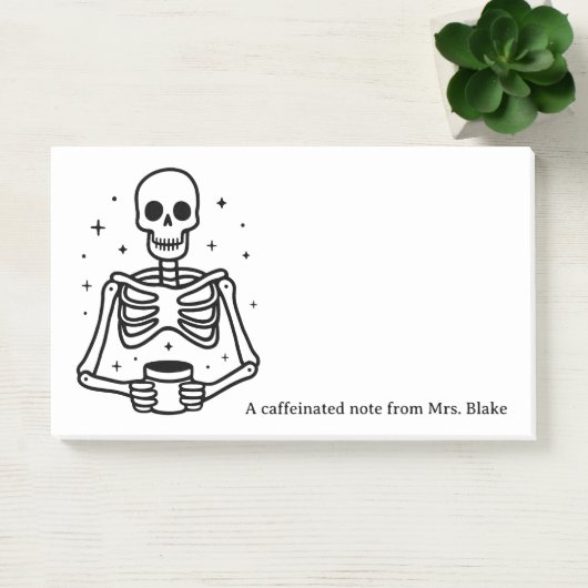 コーヒおもしろいー好きのダークユーモア ポストイット (オフィス)