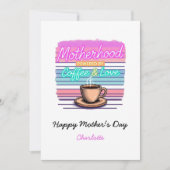 コーヒおもしろいー好きママへの贈り物 | 母の日 カード (正面)