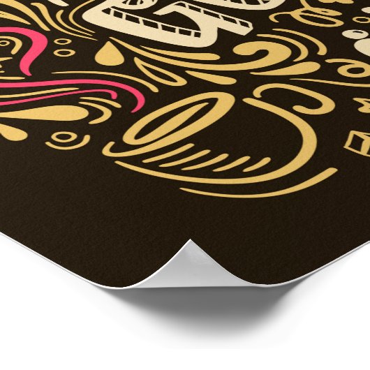 コーヒおもしろいー好き引用文のカフェとショップ用ポスター ポスター (角)