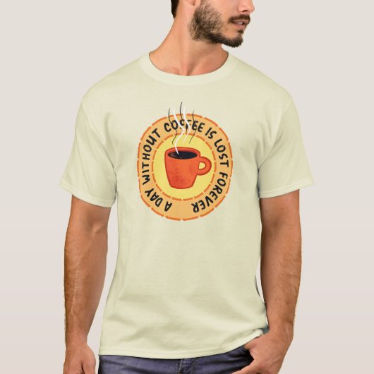 コーヒおもしろいー好き Tシャツ (正面)