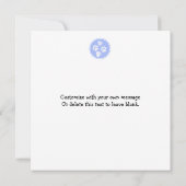 コーヒおもしろいー引用文かわいいテリアpal任意の大事な行事 カード (裏面)