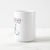 コーヒおもしろいー引用文マグおもしろい、コーヒーワイン愛好家 コーヒーマグカップ (中央)