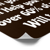 コーヒおもしろいー引用文 ポスター (角)