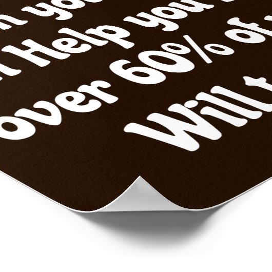 コーヒおもしろいー引用文 ポスター (角)