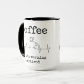 コーヒおもしろいー引用文、恋人、コーヒーマグ マグカップ (正面左)