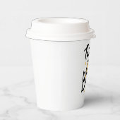 コーヒおもしろいー引用文Lキュイミニマル考えビック 紙コップ (右)