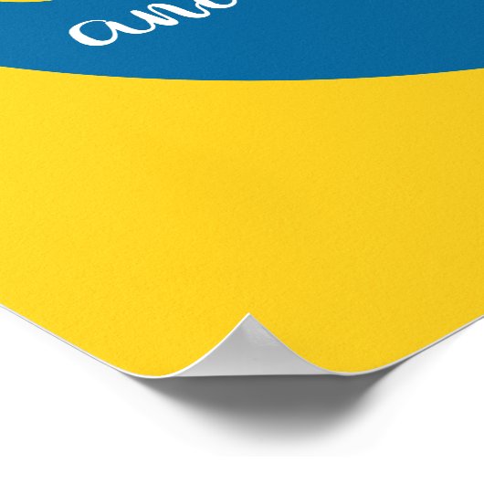 コーヒおもしろいー恋人タイポグラフィレトロキッチンアート ポスター (角)