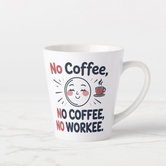 コーヒおもしろいー愛好家のためのラテマグカップ カフェラテマグ (右)